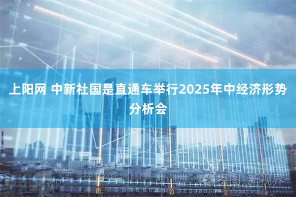 上阳网 中新社国是直通车举行2025年中经济形势分析会